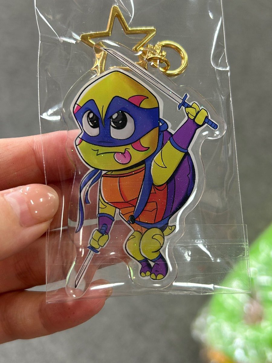 heg2468's tweet photo. THE PROTOTYPE charms just spawned in (I’ll make an actual Etsy page soon keep a look out in the upcoming month if u want a lil guy or four) #rottmnt https://t.co/PxaUC4kl3X