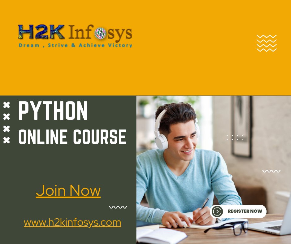 MadhuSudhan312's tweet image. #Python Certification Training at H2KInfosys
If you're looking to expand your programming skills
@h2kinfosys Python certification training is the key to unlocking your potential.
Enroll Here: bit.ly/43SLdfk
📞+1-770-777-1269✉️training@h2kinfosys.com
#h2kinfosys #Python