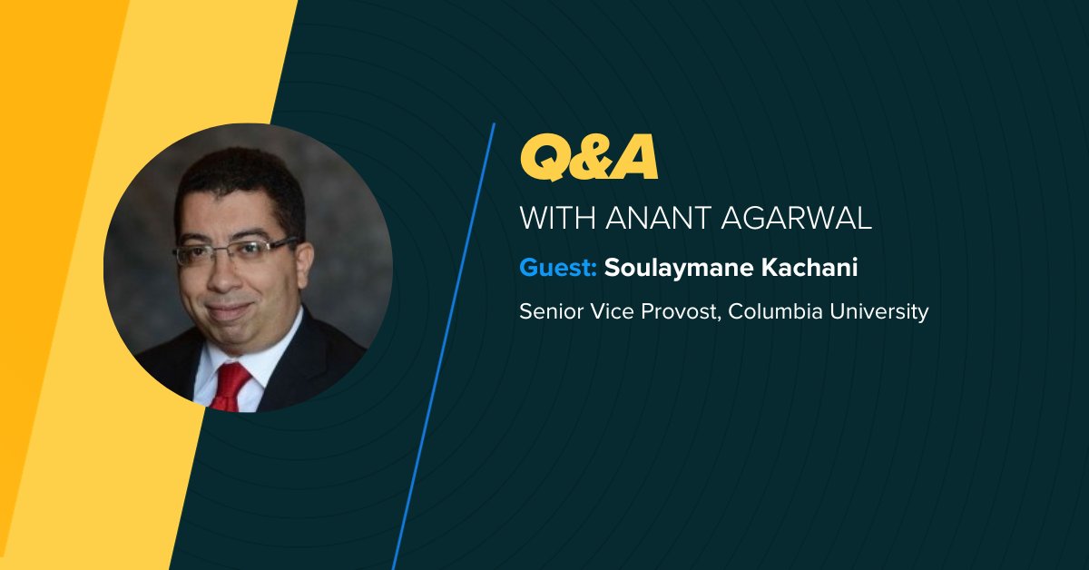 Sharing a new Q&A series, starting w/ @Columbia's @KachaniS. Check out our conversation on the impact of AI on higher ed and predictions about the opportunities presented by the advance of generative AI in the workplace. 🤖🎓bit.ly/3FCGnbn