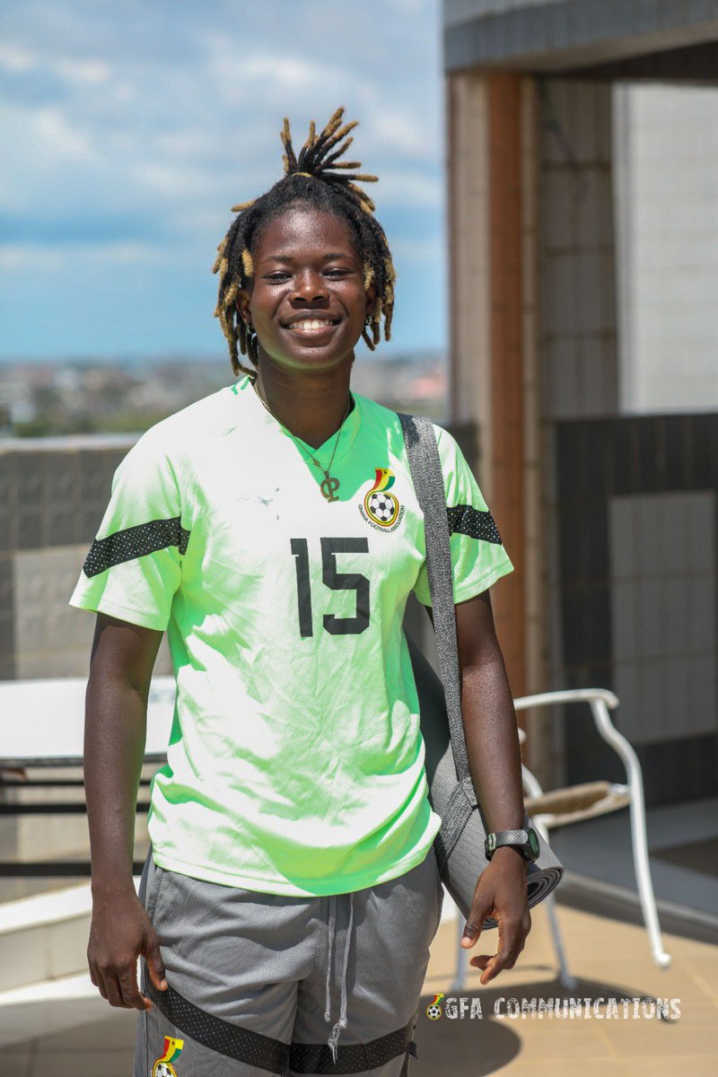 💥See who is making her first Olympic qualifier appearance for #BlackQueens 😃. Akwaaba, @AbakahPhilomen 🤝 #MissionVolta🔛 #ShineBlackQueens ✨🇬🇭 #BringBackTheLove 💕