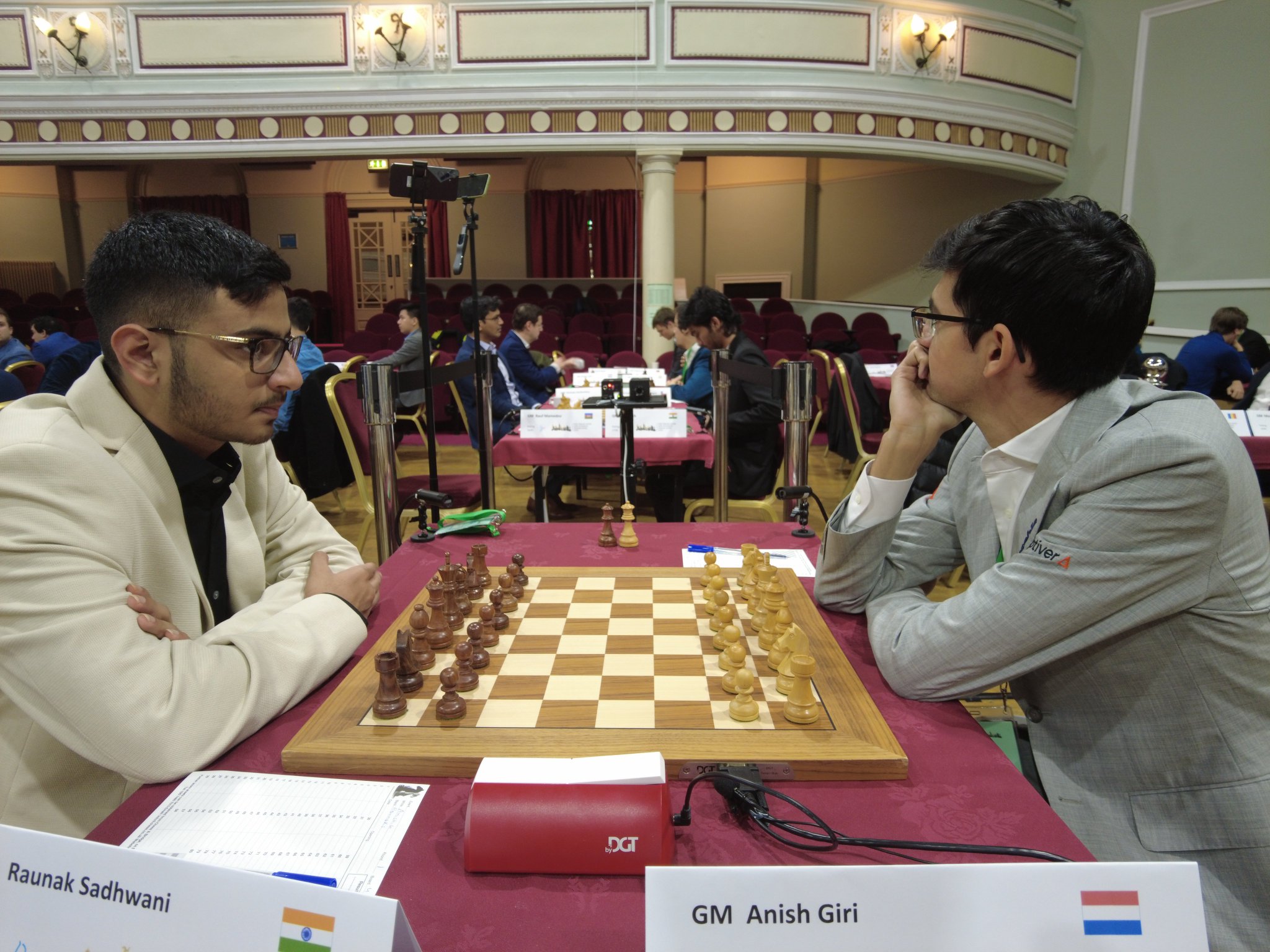 ChessBase India on X: The very exciting battle of round 1 at the