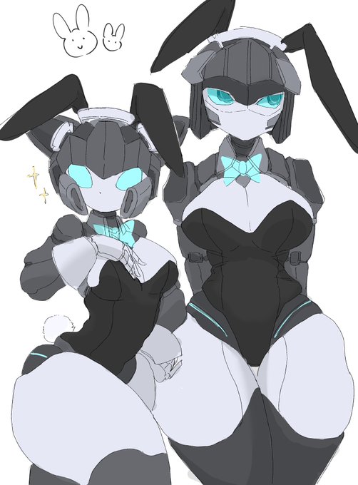 2人に🐰コスしてもらいました 