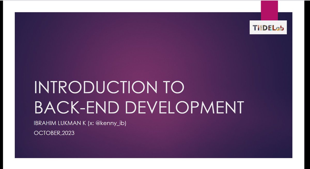 d_omoanon's tweet photo. It's been an exciting journey trust me and I can't wait share with you. Yesterday I was introduced to Backend development by our mentor Ibrahim Lukman PMP,ITIL and it was awesome learning Node js , Express js framework #backeneddeveloper @TIIDELab https://t.co/nLtDf9zatL