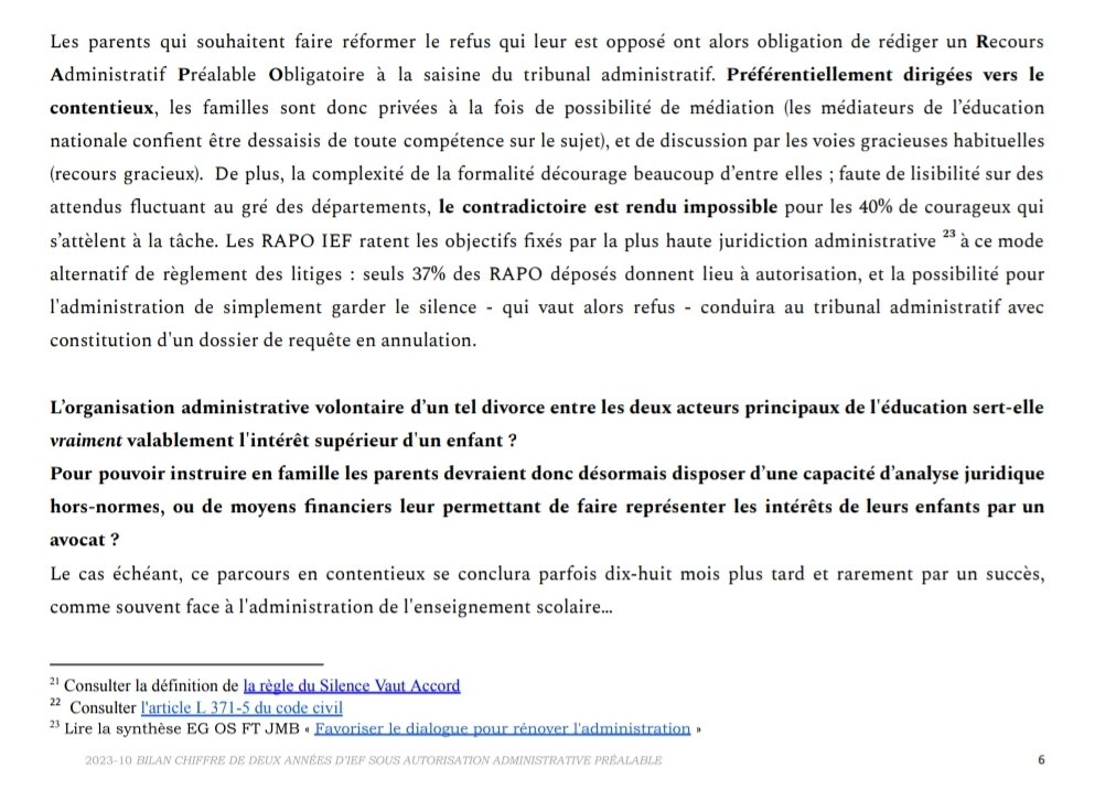 ief46lot's tweet photo. Damn!
Mais alors les asso #IEF auraient une vision ajustée de la situation ?
Auraient-elles raison de dénoncer la judiciarisation de la relation Parents-École construite par la loi #CRPR?

https://t.co/p0OmVsdiAU

#suppressionArt49IEF https://t.co/QzR8C0upzp