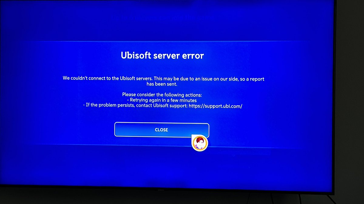 totallychriz's tweet photo. @UbisoftSupport This message appears for 2 days now, also had my modem reset https://t.co/ApU2N3q9ZX