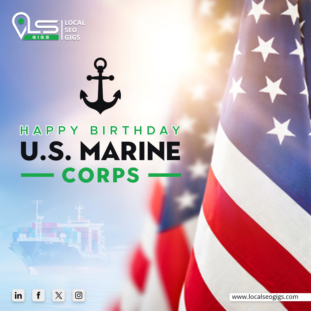localseogigs's tweet photo. Happy Birthday to the Marine Corps!

Today, we honor the incredible bravery and dedication of the United States Marine Corps.

#USMCBirthday #MarineCorps #localseo #smallbusiness #localbusiness #seoexpert #seomarketing #localseoservices #localseogigs #localseonyc #NYC #newyork https://t.co/ma0p9X8NJQ