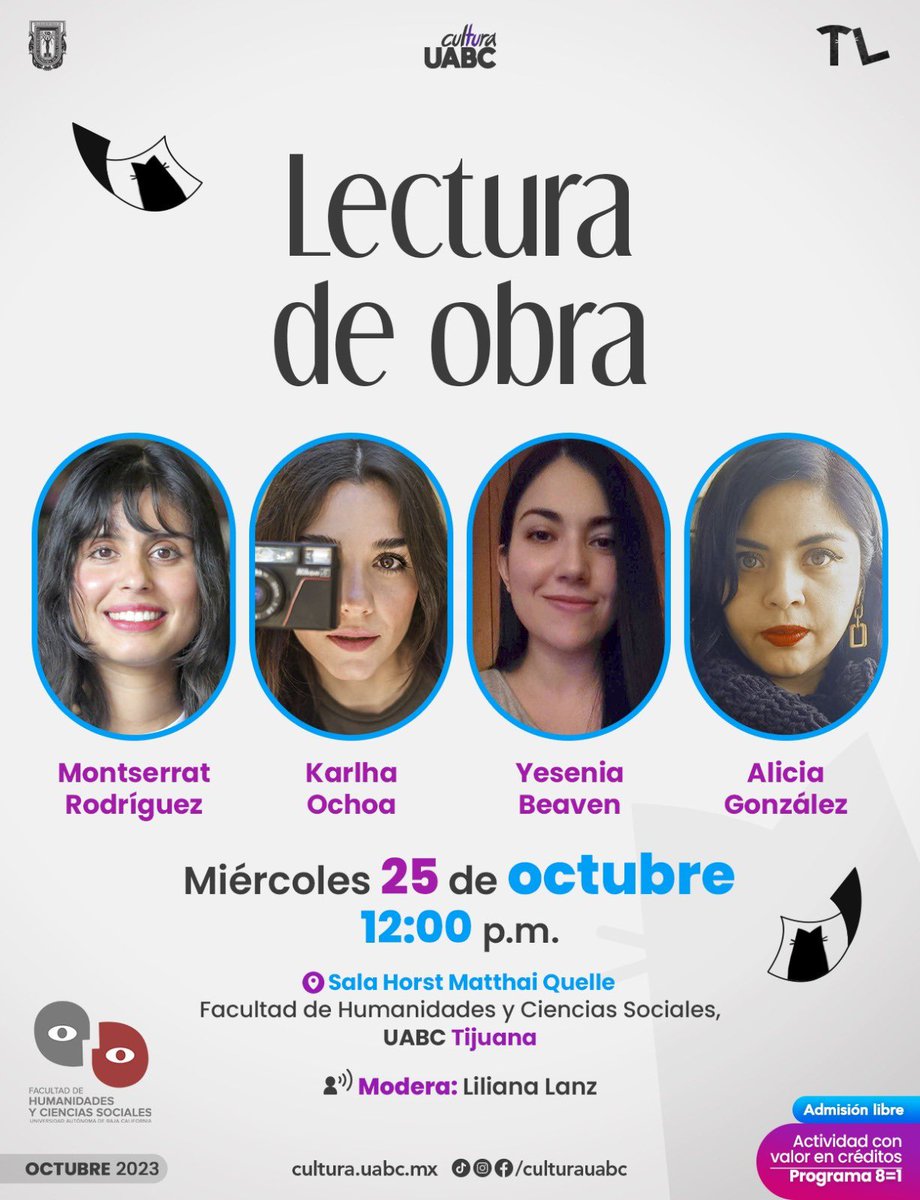 Hoy, en la Facultad de Humanidades y Ciencias Sociales de la UABC, Tijuana 🌸