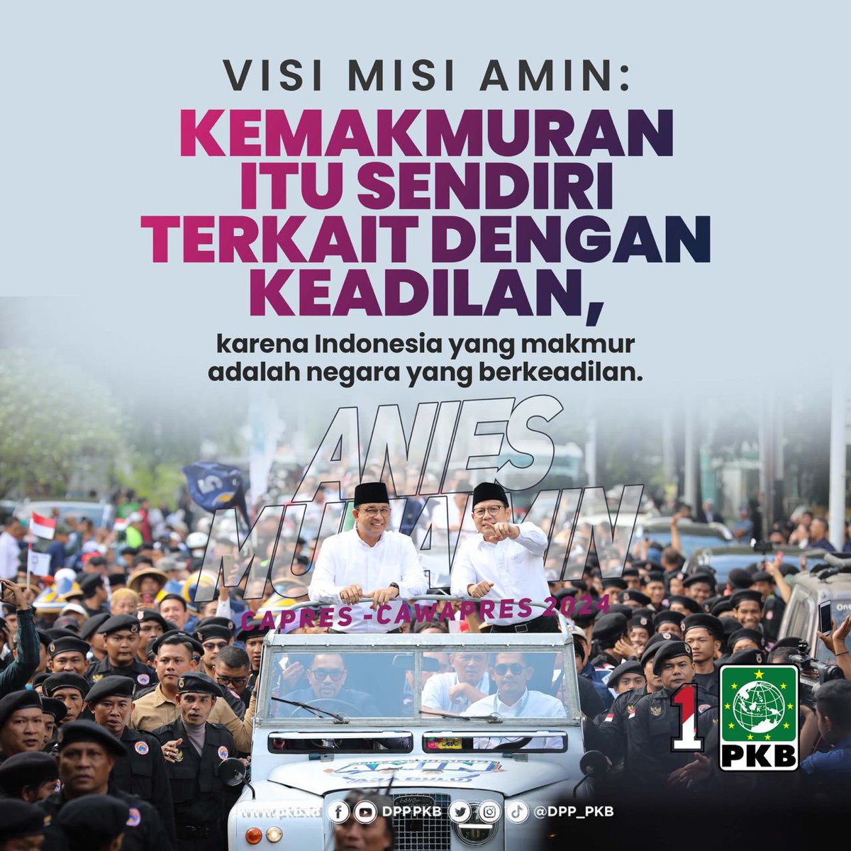 nomus191's tweet photo. Optimisme akan menjadi bekal mendasar bagi pasangan AMIN. Usaha doa dan AMIN_kan.

#AMINMakinYakin
#AniesMuhaimin2024

@cakimiNOW
@DPP_PKB https://t.co/ToY1xKYJSs
