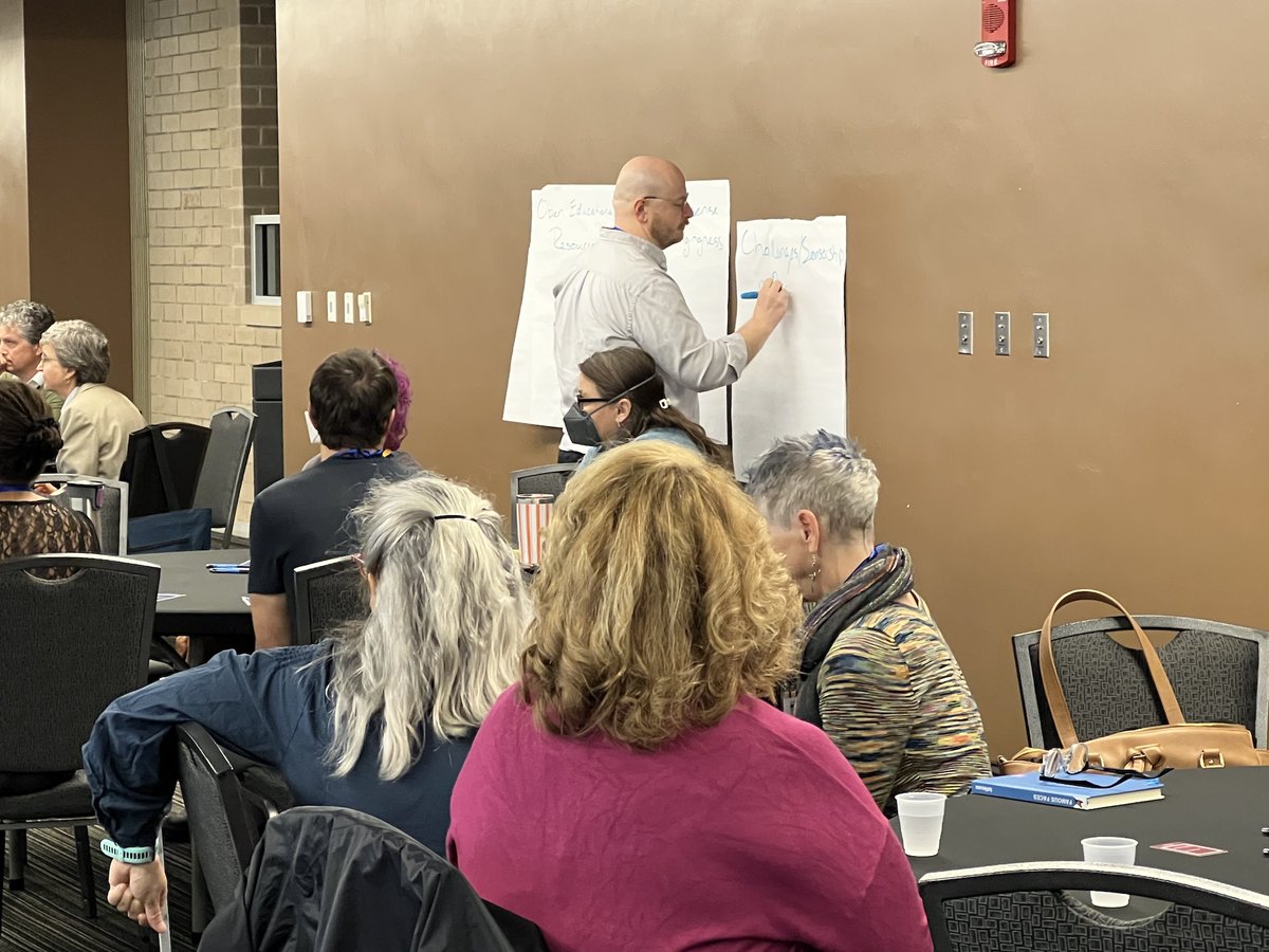 IllLibraryAssoc's tweet photo. The @IACRLIllinois Unconference kicked off day two of #ILAAC23. https://t.co/byrQ83qG4g