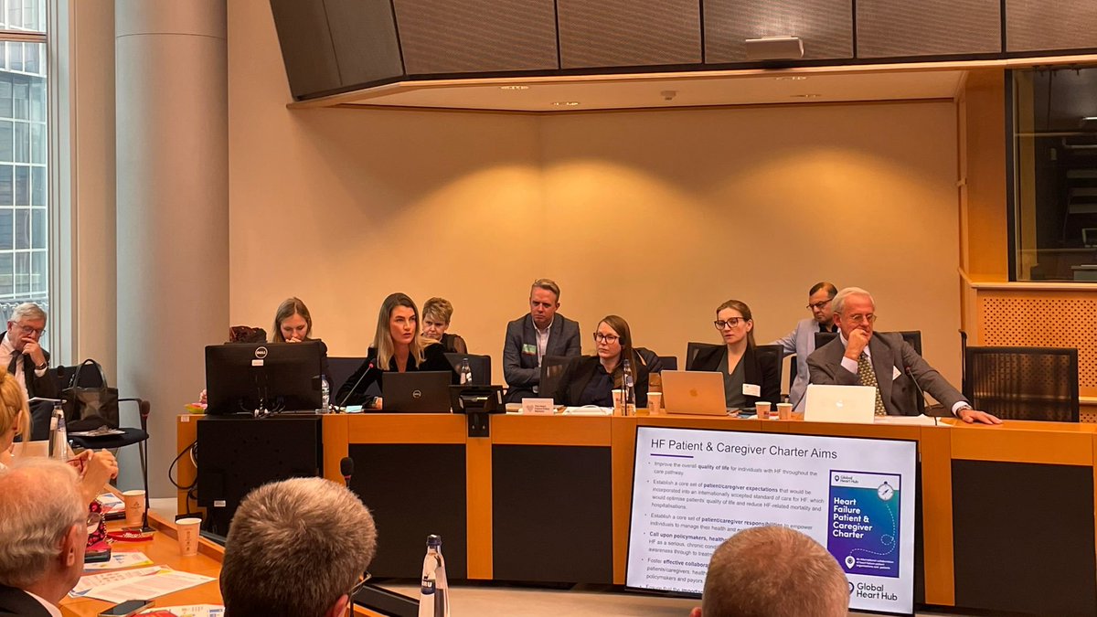 "The important role of patients and caregivers should be recognised in future research opportunities," says <a href="/AisteStaraite/">Aiste</a> today as she presented to the European Parliament on the #HeartFailureMission. <a href="/HFPolicyNetwork/">Heart Failure Policy Network</a>