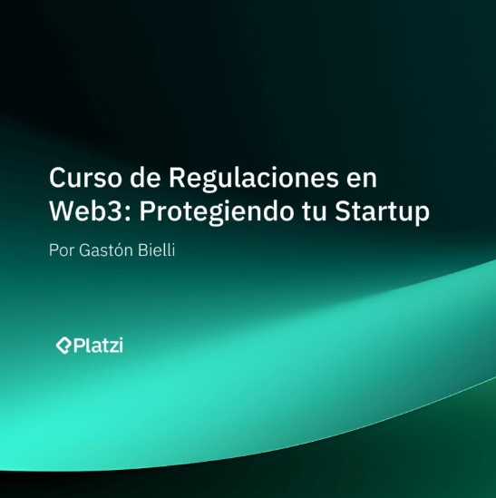 Proximamente vamos a lanzar junto a la gente de <a href="/platzi/">Platzi</a> el curso "Regulaciones en Web3: Protegiendo tu Startup".

En este curso especializado, nos adentraremos en las diversas aristas legales y regulatorias que pueden incidir en el éxito de proyectos Web3.

Sigue 👇