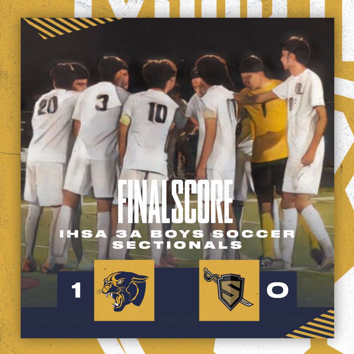 Panthers WIN 1-0 vs Streamwood! They will advance to the IHSA 3A Sectional Finals this FRIDAY NIGHT AT PANTHER STADIUM vs Elgin HS. Game time is 6pm. <a href="/RlvarsityS/">Round Lake Boys Soccer</a> #WeAreRL #PantherPRIDE <a href="/RLHSPanthers/">RoundLakeHighSchool</a>
