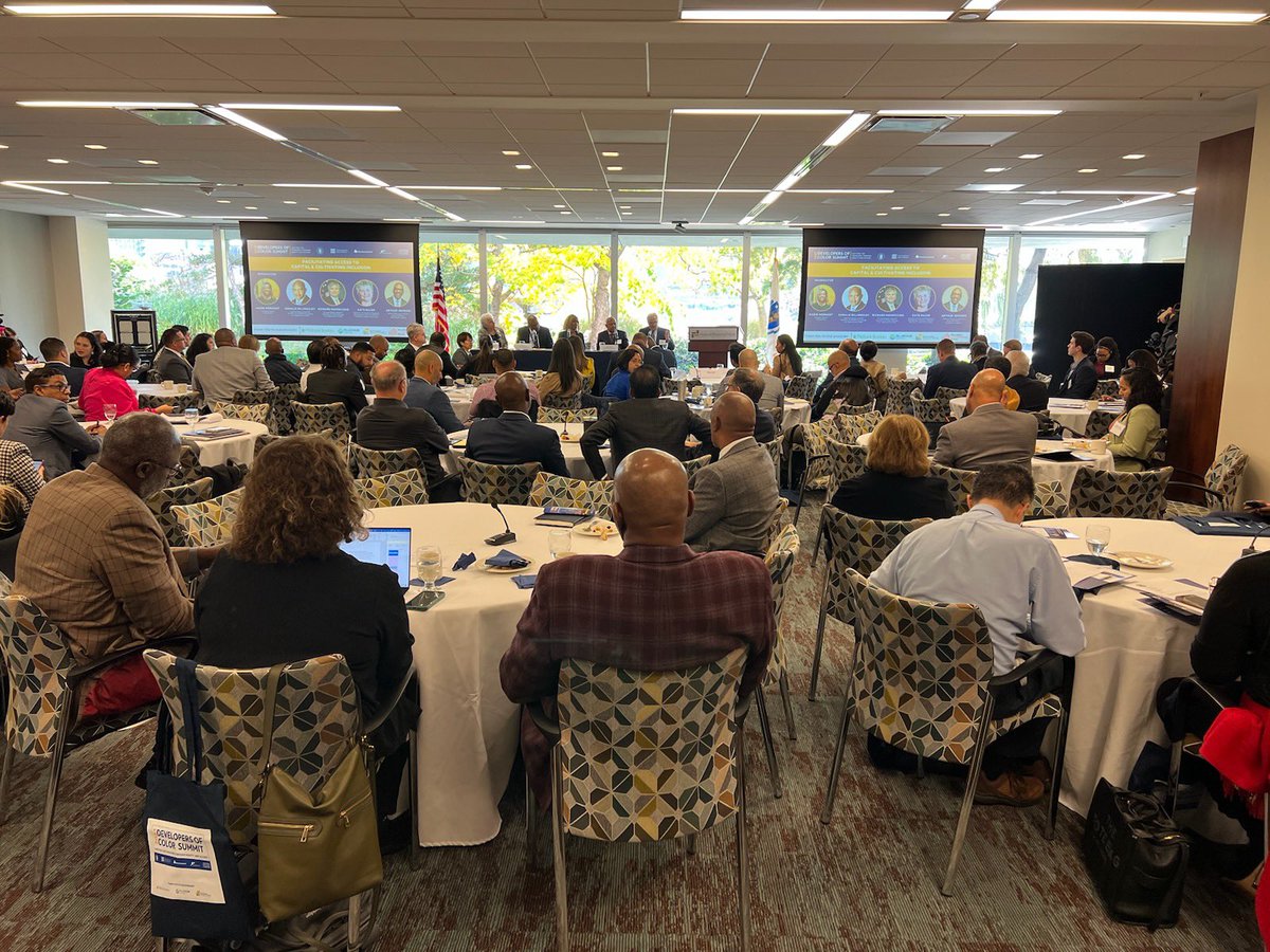 HUDNewEngland's tweet photo. We have a full house at HUD New England’s #DevelopersofColor Summit! Thank you to the developers, industry leaders, partner, and elected officials here with us today! @BostonFed @MassDev @MassHousing https://t.co/S40F3nFWRM