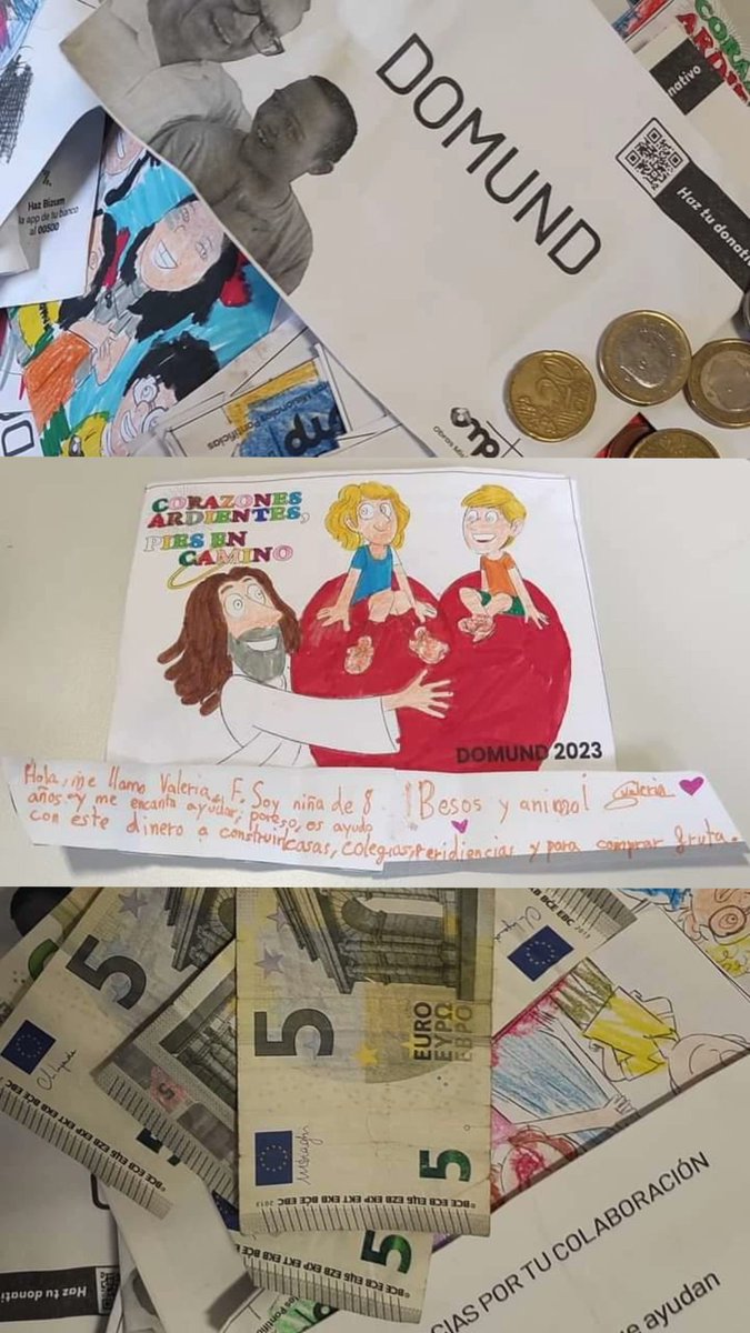 sanjosesalamanc's tweet photo. Os hacemos llegar los mejores deseos de nuestros alumnos para que sigáis teniendo Corazones Ardientes y Pies en Camino. @OMP_ES @ManosUnidasONGD @ManosSalamanca 

#Domund2023 #Domund #Misiones #Misioneros #OctubreMisionero https://t.co/Ii67eC0FMO