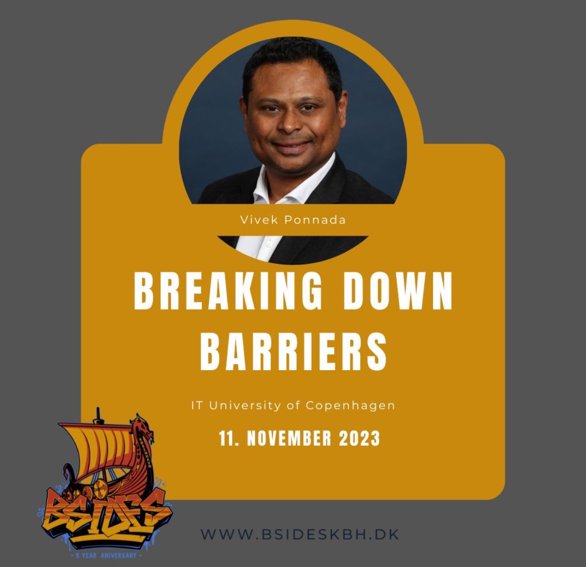 We are please to announce that <a href="/ControlsCyber/">Vivek Ponnada</a> will present “Breaking down barriers: Overcoming cultural divide in IT and OT risk management” at  #bsideskbh 2023
Learn how to assess the current state of #OT in the context of #cybersecurity #risks 
#bsides #ics #RiskManagement
