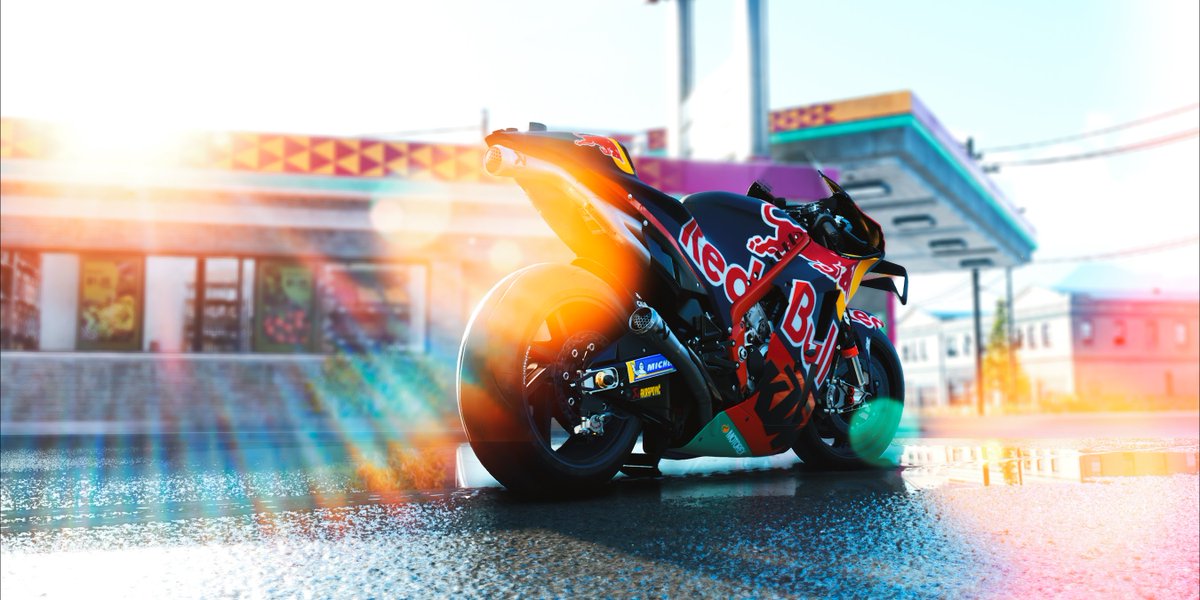 Lumi92X's tweet photo. RC16 Red Bull Team
——————————
#ktm #RedBullRacing #MotoGP #TCMPhotomodeComp #Motorcycles #VirtualPhotography #VGPUnite #TheCapturedCollective #GSVP #VPRT #ThePhotoMode #PhotoMode #photography #pcgaming https://t.co/CmKL3PfKAV