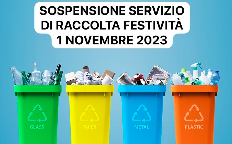 InfCastellucci1's tweet photo. 1 novembre: sospensione del servizio di raccolta differenziata.
https://t.co/fm6bqoLcr2 https://t.co/CFrEqX45Q2