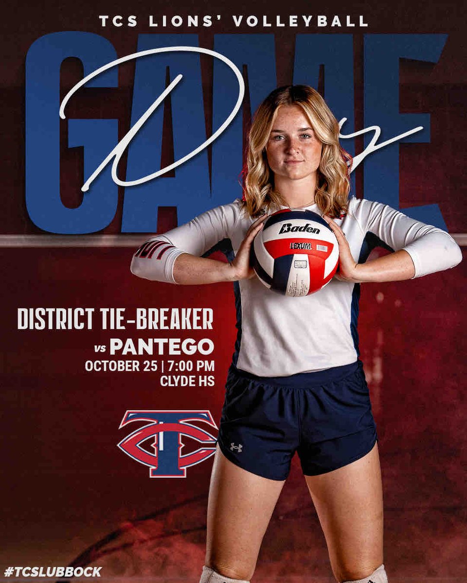🏐 District Tie-Breaker!
🆚 Pantego
📍 Clyde HS
⌚️ 7:00pm
🎟️ clydeisd.org/page/Tickets