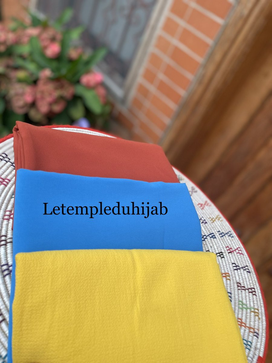 letempleduhijab's tweet photo. Salam🥰
5 voiles en mousseline achetés, 1 offert🎁
Tel : 77 834 38 31 https://t.co/foWIpfGwXh