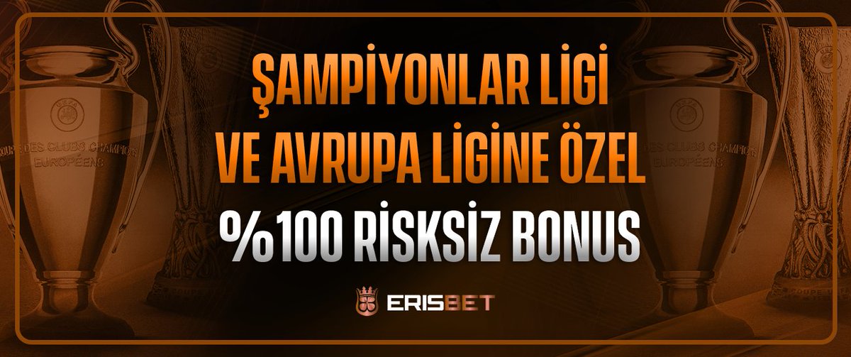 💥ERİSBET İLE ŞAMPİYONLAR LİGİ VE AVRUPA LİGİ HEYECANI RİSKSİZ DEVAM EDİYOR💥

🏆Ana paranız ile bahis aldıktan sonra kaybınız için %100 FREEBET talebinde bulunabilirsiniz.🏆

Çekliş ve etkinliklerimiz için telegram kanalımızı takip etmeyi unutmayınız. 👇

taplink.cc/eris.sosyal