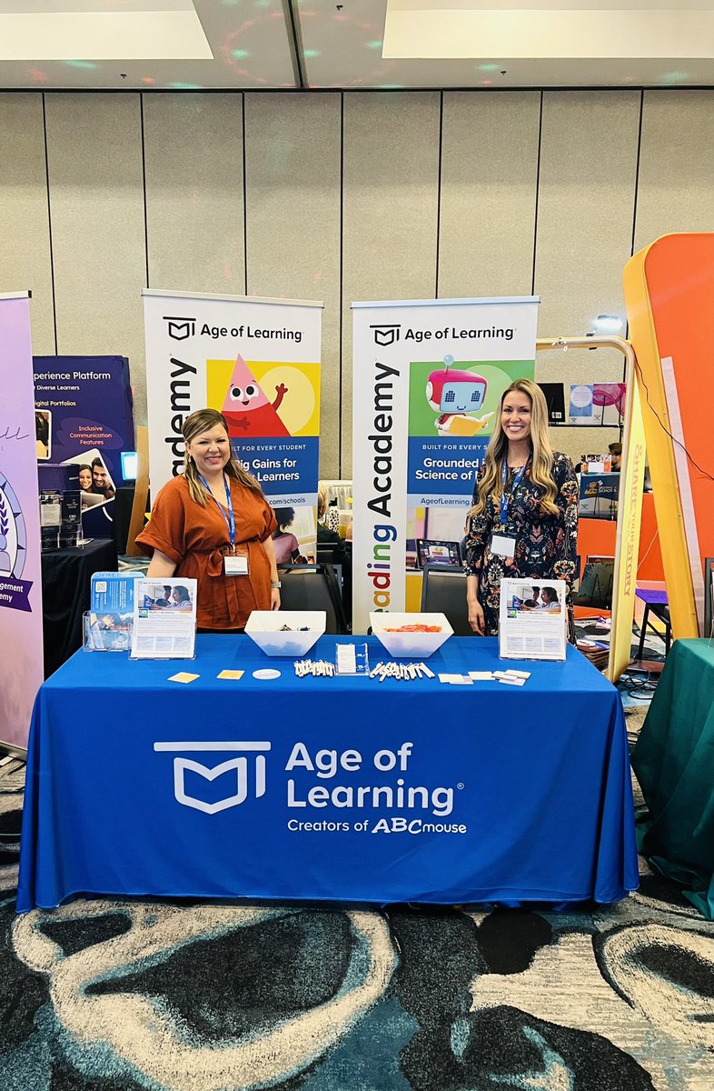 Day 2️⃣ at #SCATA2023 with the SC @AgeofLearning team! Stop by booth 29 to learn more about our engaging, adaptive solutions!

@bonnie_b_landry #edtech #adaptivelearning