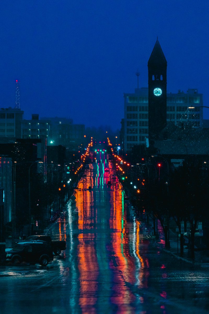 Sioux Falls, SD in the rain