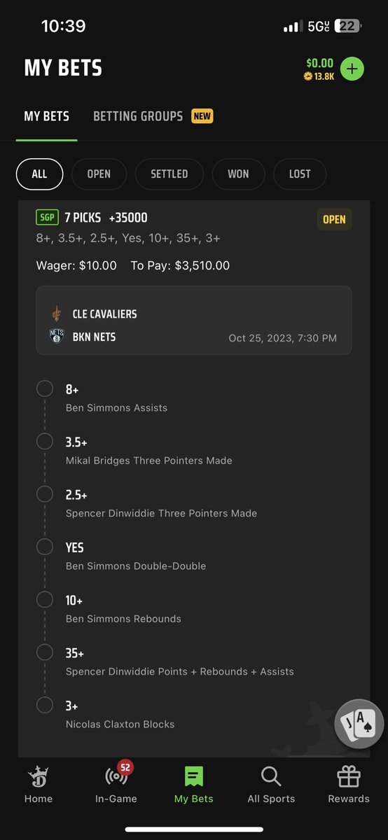 FusikRobert's tweet photo. @BenSimmons25 @SDinwiddie_25  @_claxton33 and Mikal I believe in my squad always!!! Let’s get after it!! I’ll buy you guys dinner if y’all can make this hit!! @DKSportsbook @BrooklynNets #NetsWorld https://t.co/dzfVIALDgv