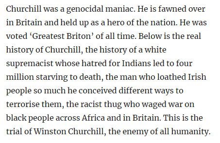 Churchill was a genocidal maniac, exactly like Hitler.

crimesofbritain.com/the-crimes-of-…