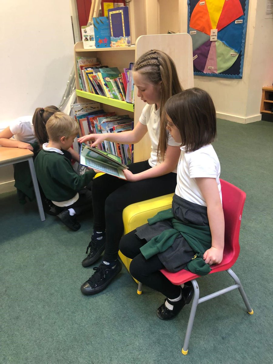 HalyrudePs's tweet photo. A great start to Reading Club for P2s to P5s with P7 helpers - next week our club starts for P 5 - 7s in the library.  Today's story was Gretel The Wonder Mammoth. https://t.co/D0aNOjmf1K