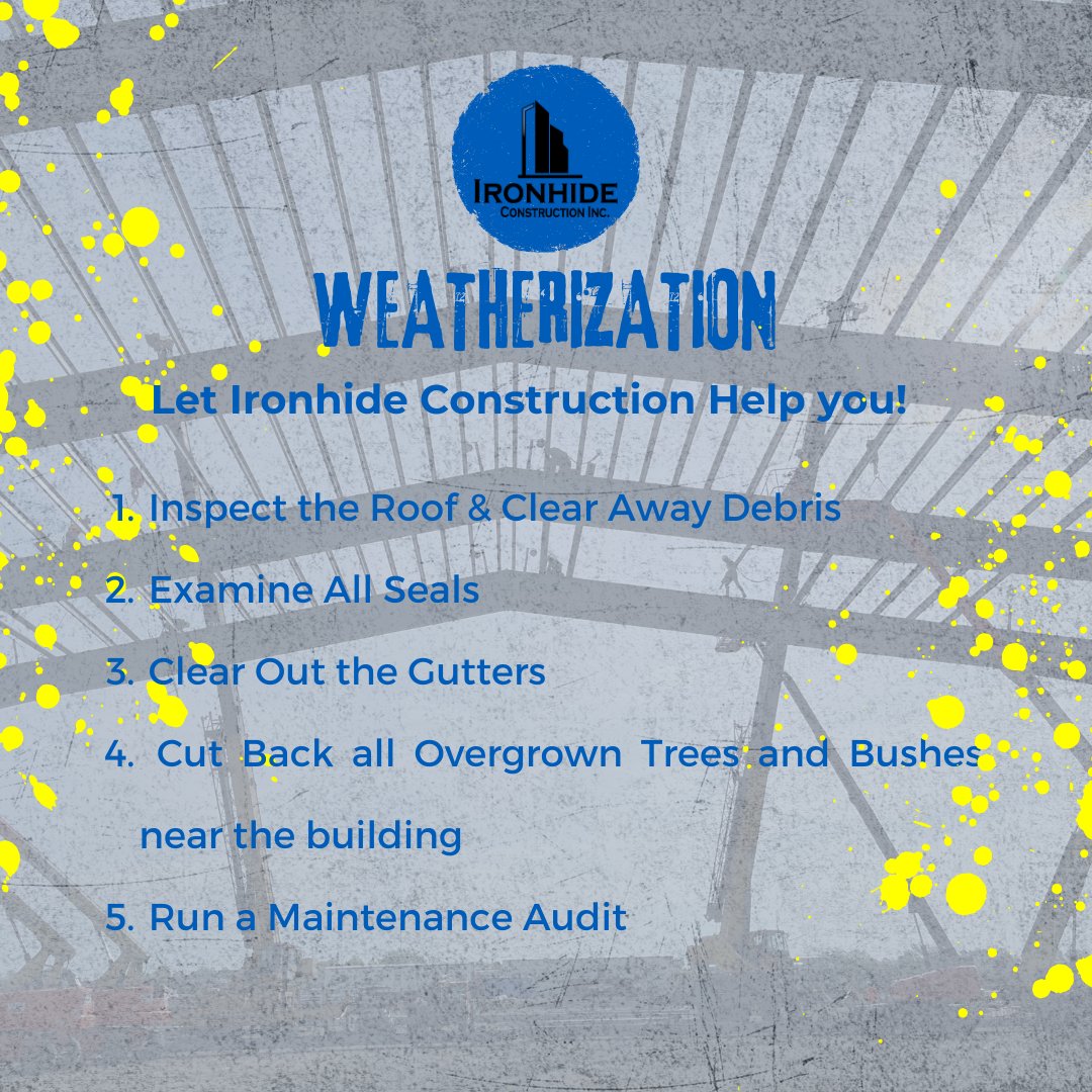 IronhidePEMB's tweet image. A newly weatherized steel building system can save time, money, and energy! 💸👍
Stop wasting energy and money—invest in a weatherized steel building system today by calling Mark at 402.430.4812. 
#weareironhide #metalbuildingsystems #pemb #Weatherization  #EnergyEfficiency