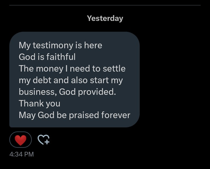 _mrwill's tweet photo. Another person God will replicate this testimony in your life very soon 👇 https://t.co/QHpGS7soYX