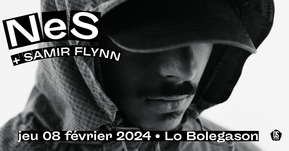 Nouvelle date : Lo Bolegason accueillera l'étoile montante du rap français NeS, et le vainqueur Buzz Booster 2023 Samir Flynn en première partie le 8 février 2024. 
🔎 Infos : bolegason.org/08-02-2024
