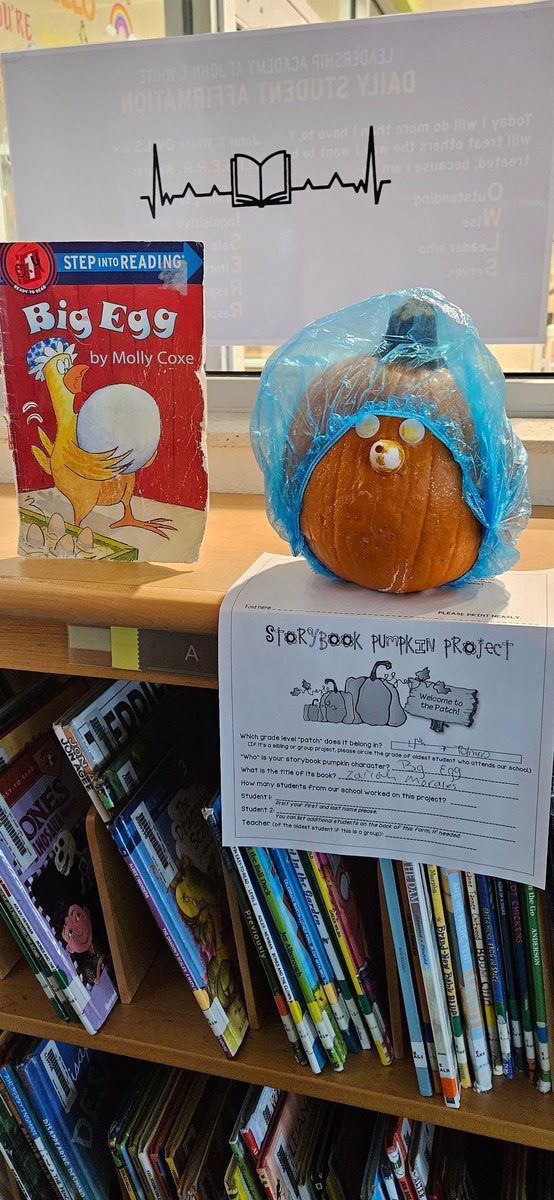 Check out our Storybook Pumpkin Project led by our librarian, Mrs. Camarillo! #ALLinwithLAN #studentengagement #PBL #teachwithLAN @Drmamouton @LAJohnTWhite @LANschools