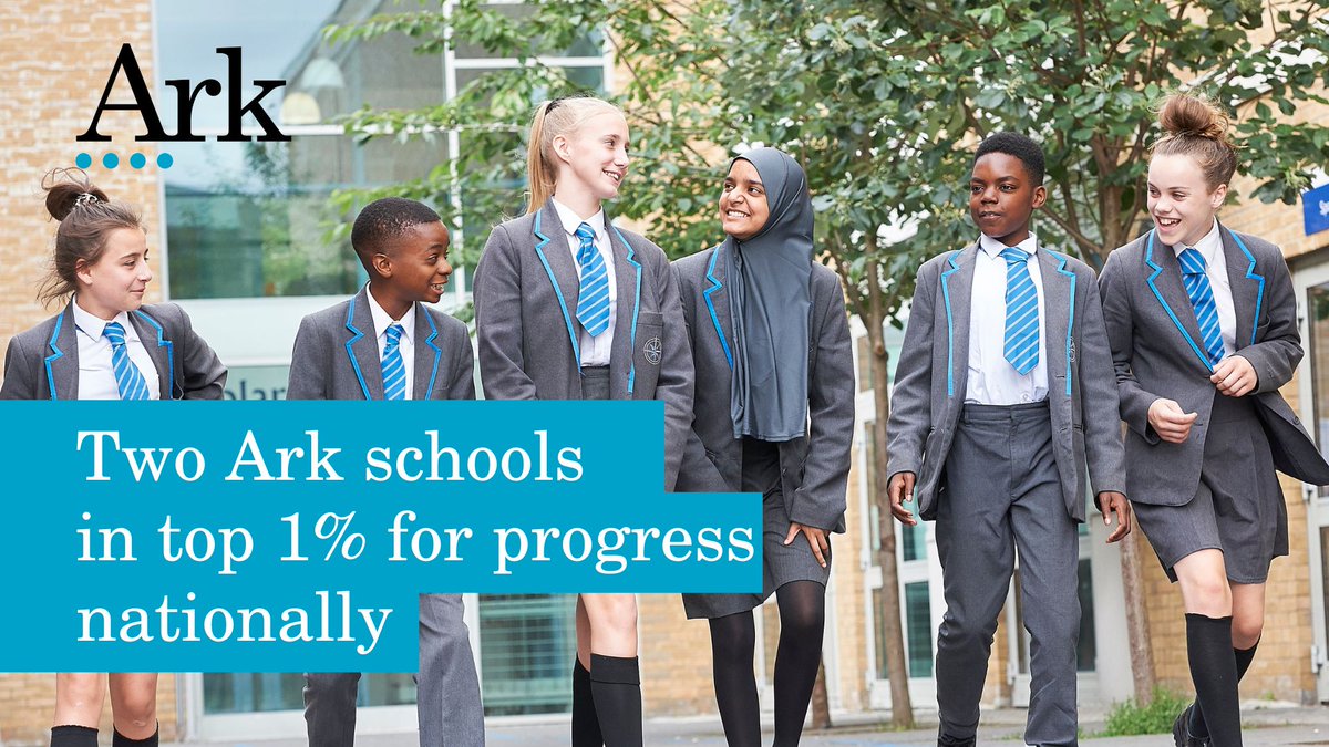 ArkSchools's tweet photo. 🌟 Exceptional Progress 8 performance has placed @ArkGreenwich and @KSA_Secondary in the top 1% of all secondary schools nationally! Strong results from schools across the network show continued improvement in academic outcomes for our students.  More: https://t.co/8X7p6gMmnj https://t.co/0d4LEyVJfF