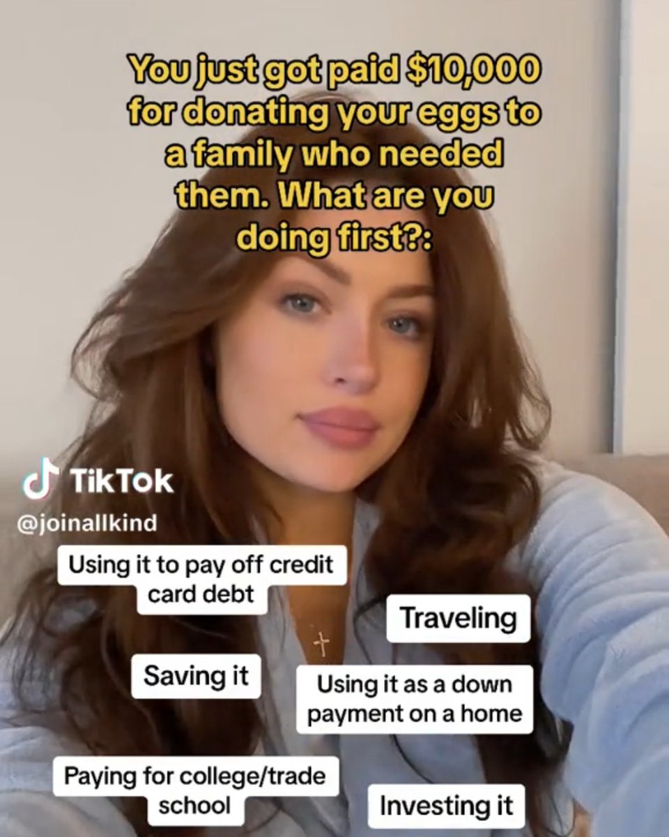 Evie_Magazine's tweet photo. How Egg Donation Clinics Are Preying On Young Women On TikTok: https://t.co/Ot6RgChLpN https://t.co/naoz8PdOWs