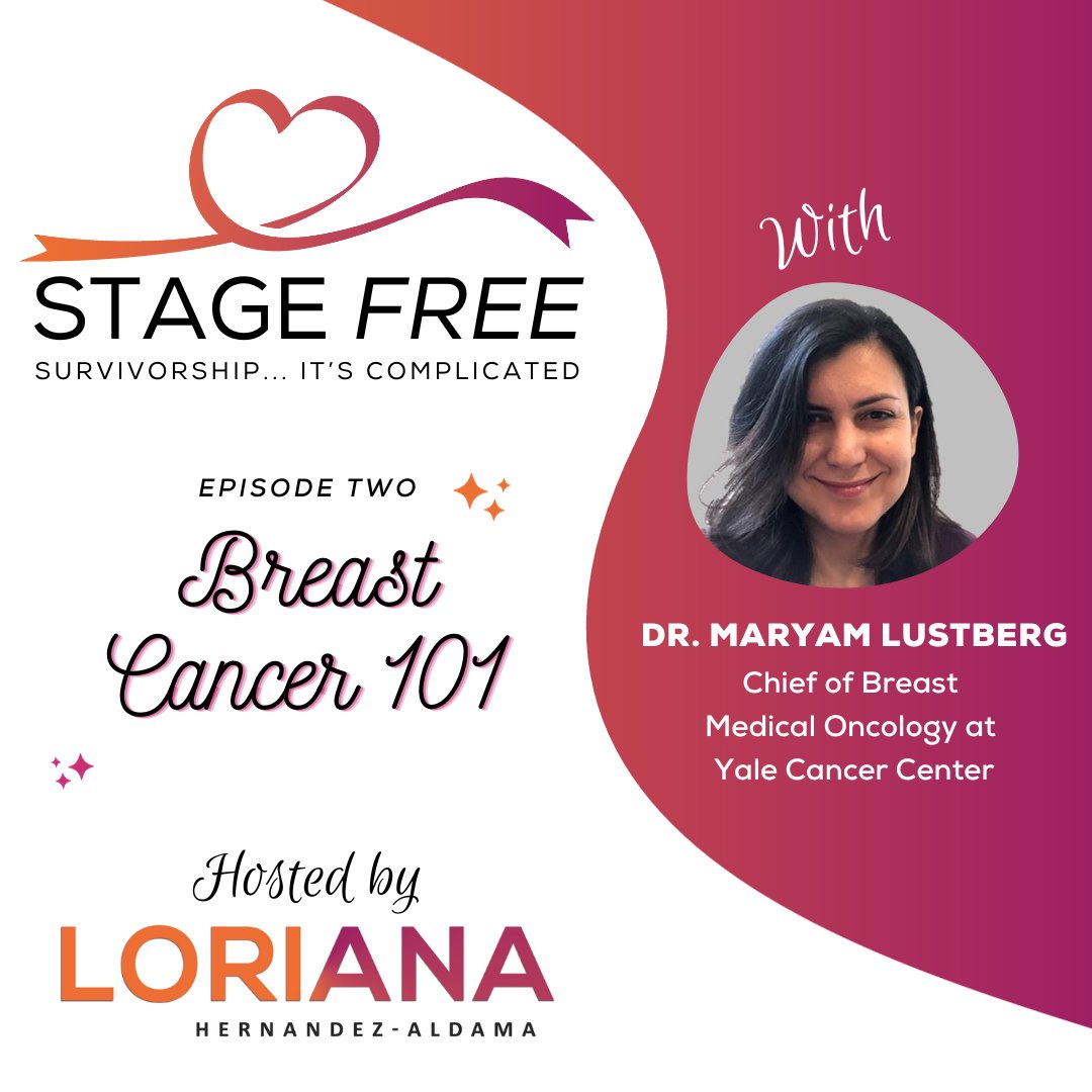 Loved talking with renowned breast oncologist Dr. Maryam Lustberg, for the Stage Free podcast.  She breaks down the types of breast cancer and key factors that determine treatment plans and outcomes. Find out about the important questions YOU need to ask.
armorupforlife.org/our-work/stage…