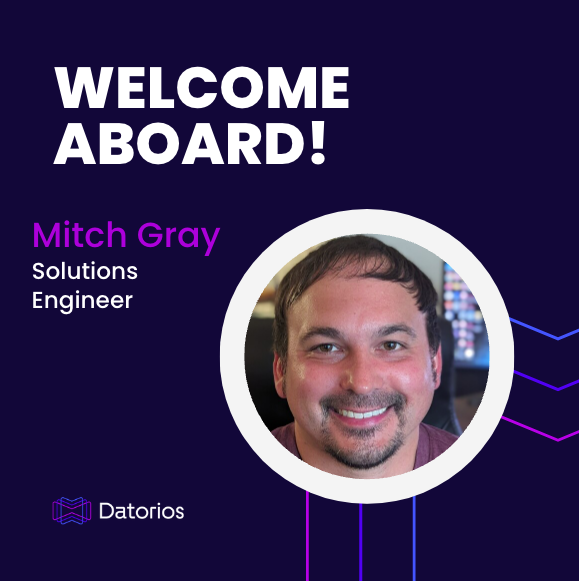 datorios's tweet photo. We would like to welcome Mitchell Gray, our new solutions engineer to the Datorios team.
 
#newhire #streamingdata #datapipelines #softwareengineer https://t.co/5PcWhCL3B0