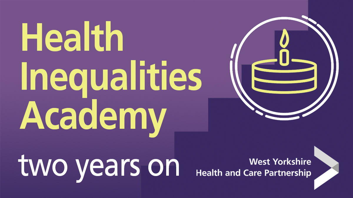 Registration for our Health Inequalities Academy two years on event is open. Bringing partners together to help close the health and wellbeing gap across West Yorkshire. To book: 8 Nov online: eventbrite.co.uk/e/723320821047… 9 Nov face-to-face: eventbrite.co.uk/e/723329115857…