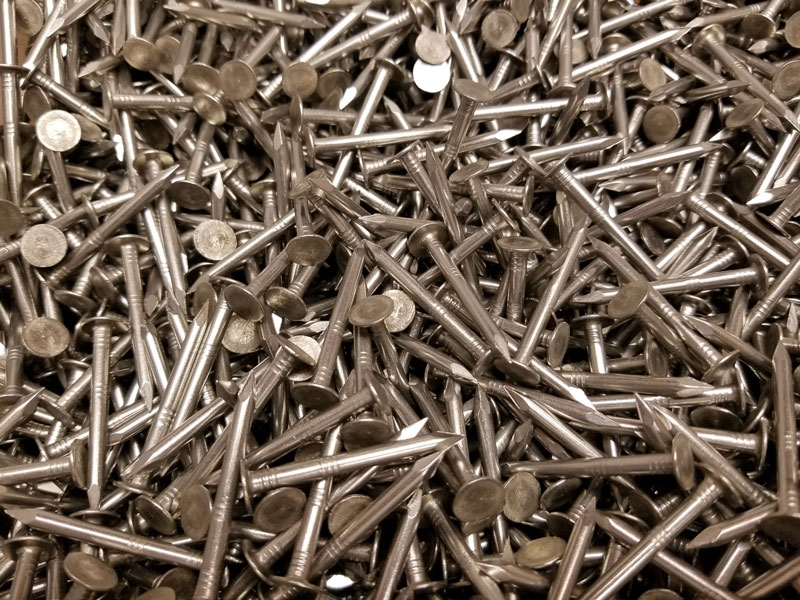 Roofing nails are cleverly designed to help you do a better job. 
They vary greatly in material, size and type, all roofing nails share one helpful characteristic: a diamond‐shaped point. 
#CandelaRoofing #WeAreSanAngelo  #tradesman   #roofingmaterials #roofingnails
