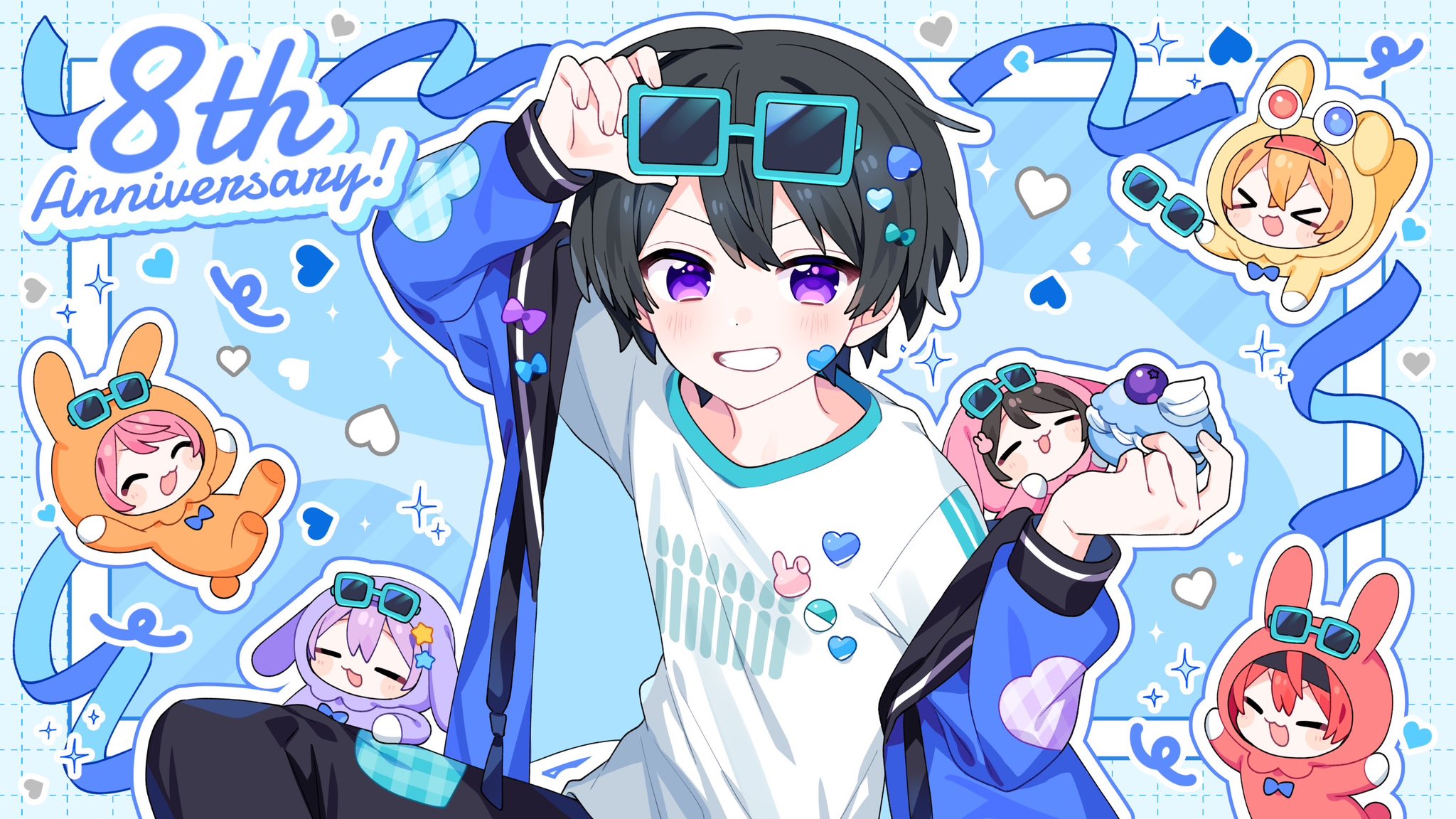 ちょこらび ポケカメン リングライト うさぎ