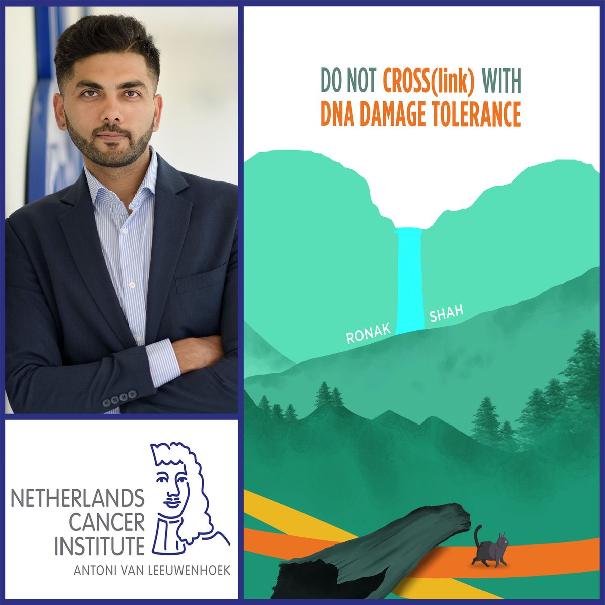 By defending his thesis on DNA damage tolerance Ronak Shah @hetAVL @UvA_Amsterdam kept his promise to his mother: he became a doctor ➡️ bit.ly/3Qc9Vl3