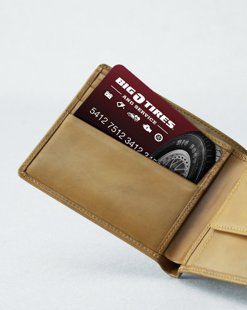 Car repairs, or just keeping it maintained, can get costly. The Big O Tires® Credit Card makes it easier to handle all of your auto expenses, and provides exclusive perks, so you can get back on the road sooner. 

Visit your local Big O Tires store to learn more.