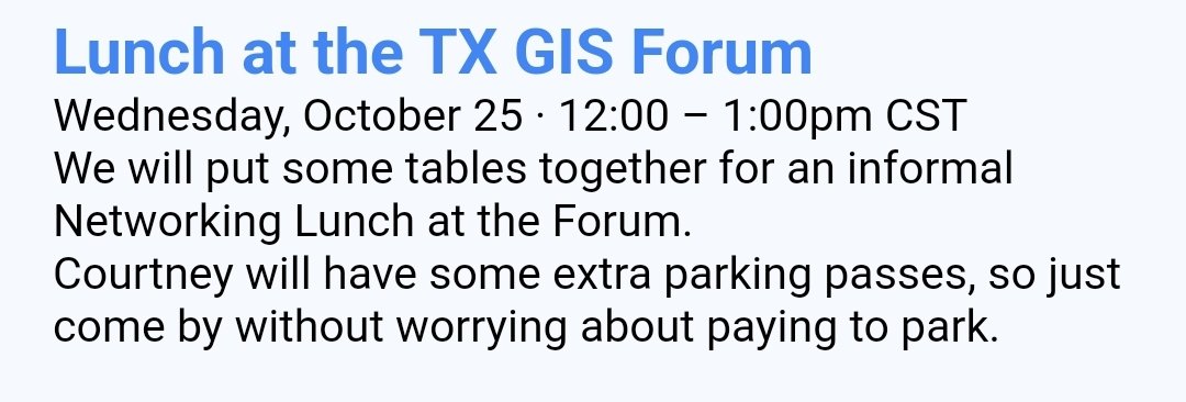 Join us at the TNRIS Forum today! #GIS #GEOSPATIAL