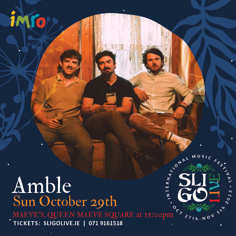 Sligo Live Festival ‘ARRIVALS MUSIC TRAIL’ - Free Admission
Sunday October 29th, don’t miss their second gig...

👉 15.00 pm in Maeve’s, Queen Maeve Square!