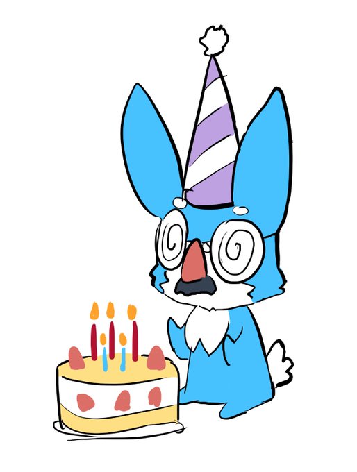 「birthday cake party hat」 illustration images(Latest)