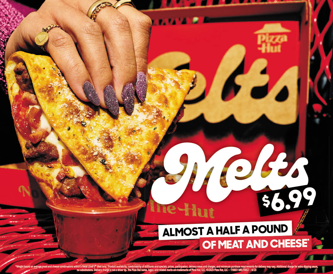 Hungry? We've got just the thing. Order a fan-favorite Pizza Hut Melt today at PizzaHut.com

#PizzaHut #Pizza #PizzaHutMelts