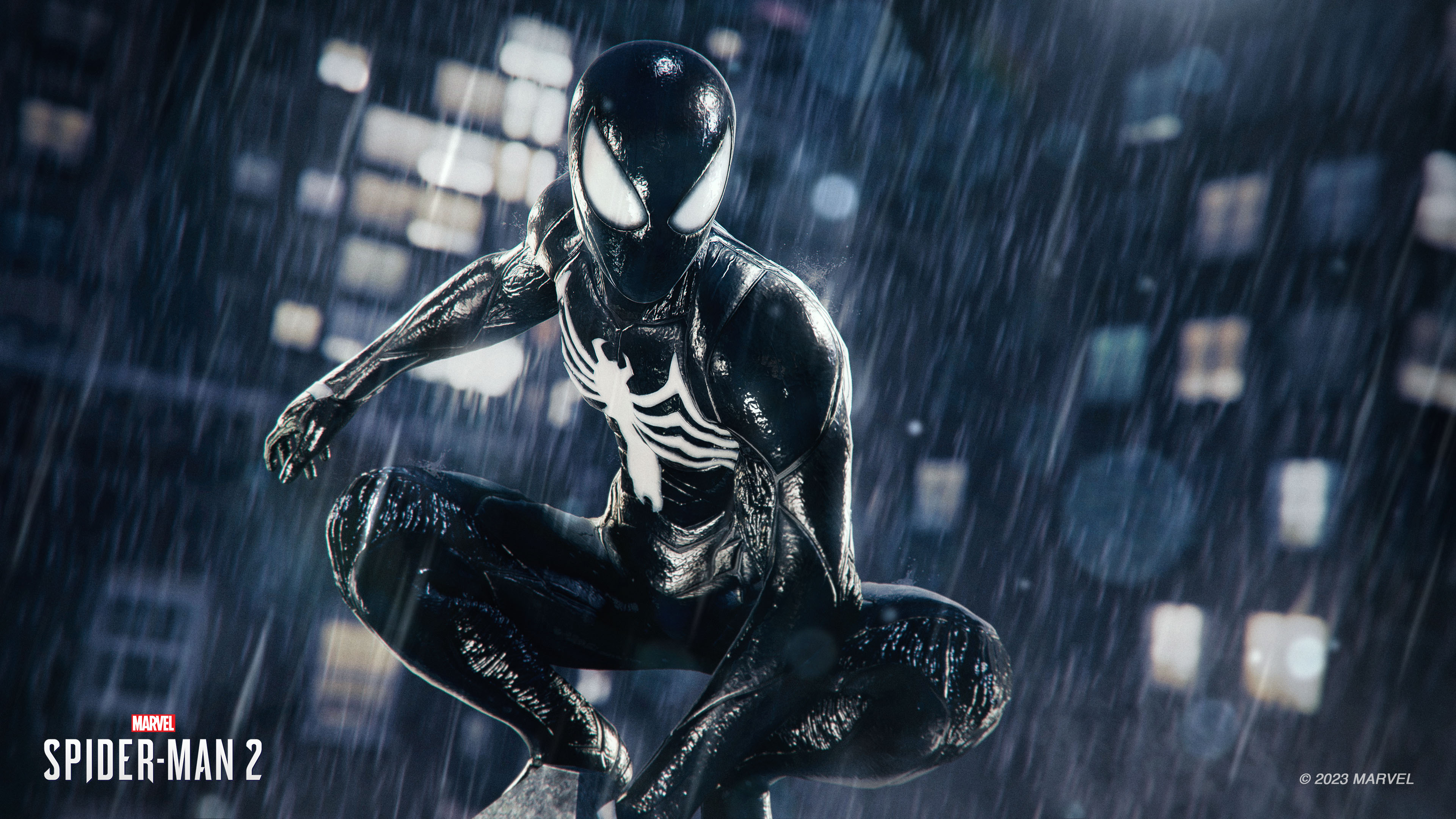 Insomniac Games on X: "Wear the iconic Black Suit as you experience the blockbuster action and story of Marvel's #SpiderMan2PS5 #BeGreaterTogether https://t.co/fmj89ycOTz" / X