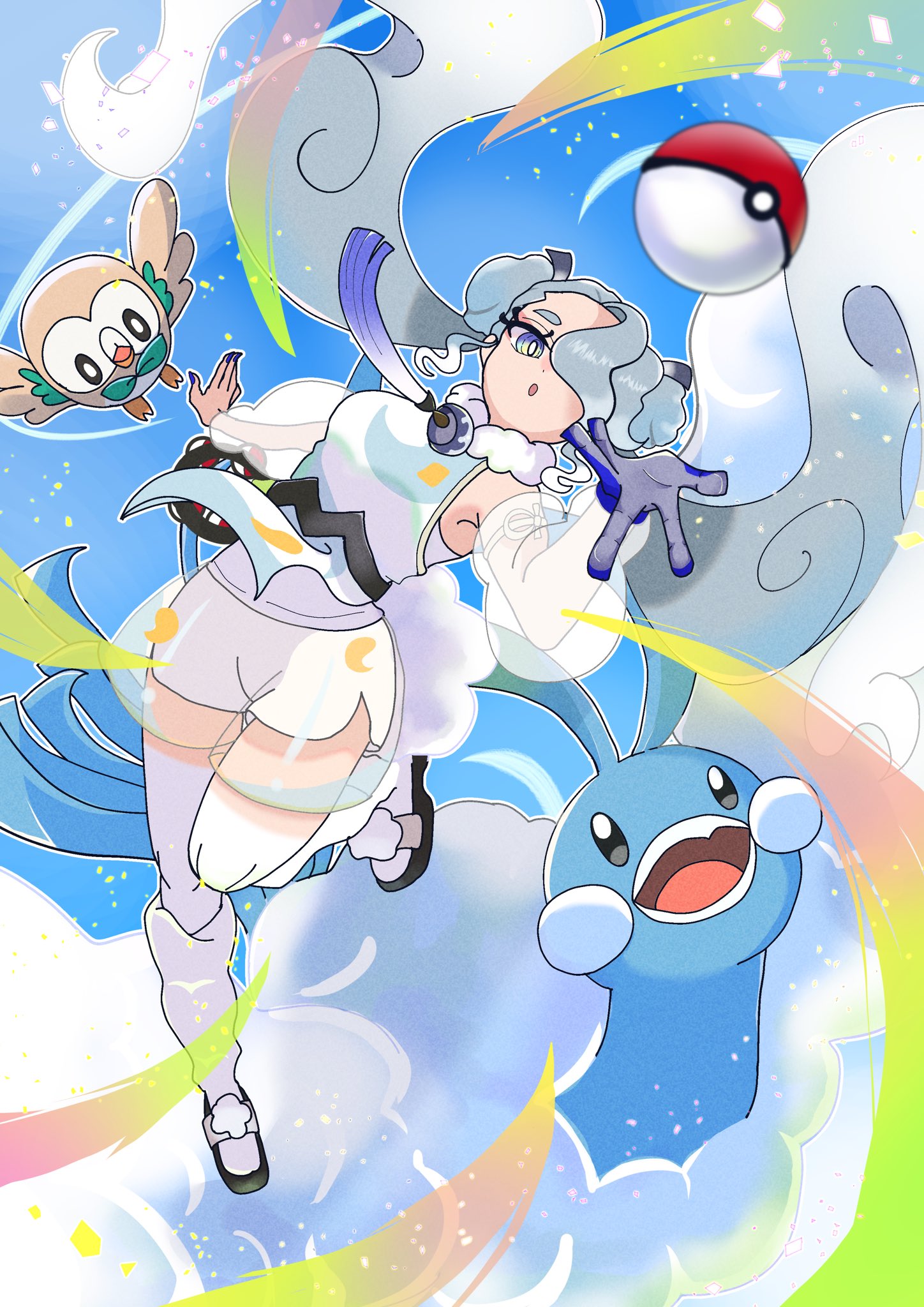 フルセット ポケミク ひこうタイプ 初音ミク ボーカロイド ウィッグ チルット ポケモン feat. 初音ミク Project VOLTAGE 公式【ポケミク】 on