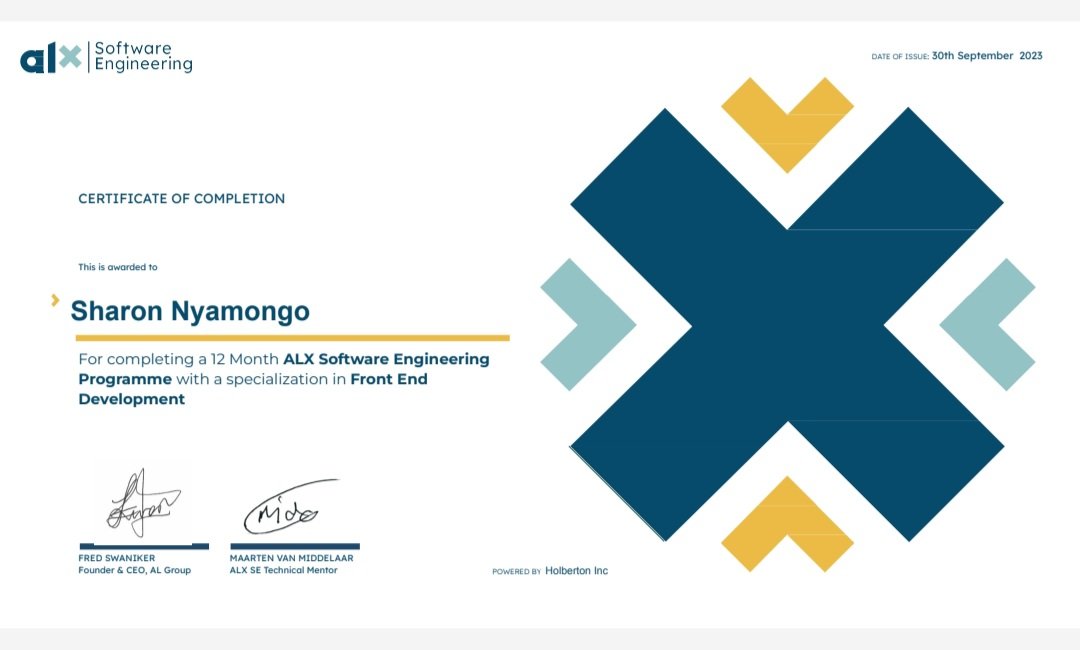 Finally! 🥳🎊
#ALX_SE #ALX