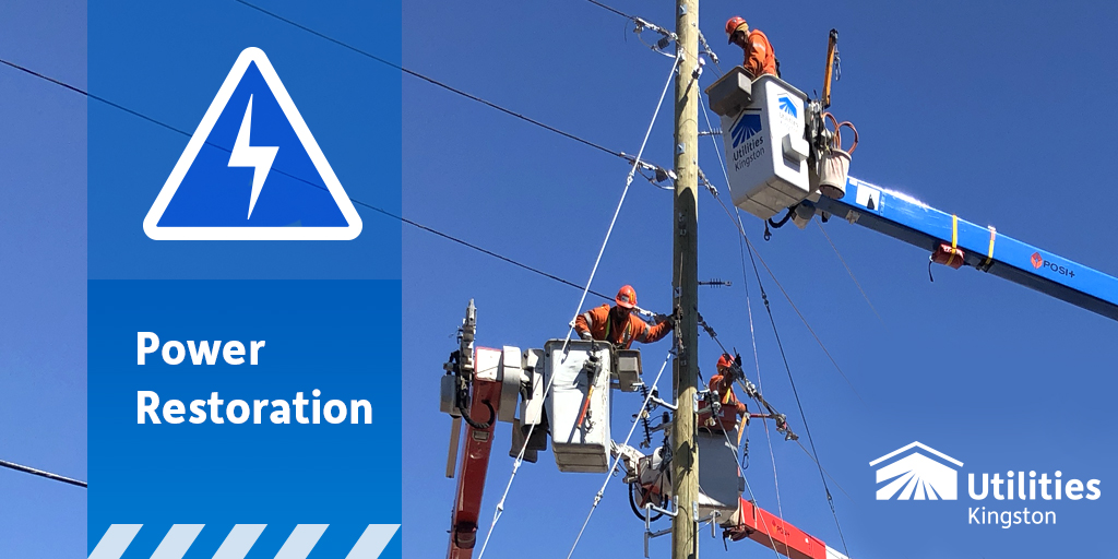 A power outage is affecting electricity customers in Central Kingston, caused by the loss of supply from the provincial transmission system. <a href="/HydroOne/">Hydro One</a> is aware of the issue and will restore power as quickly as possible. Thank you for your patience.